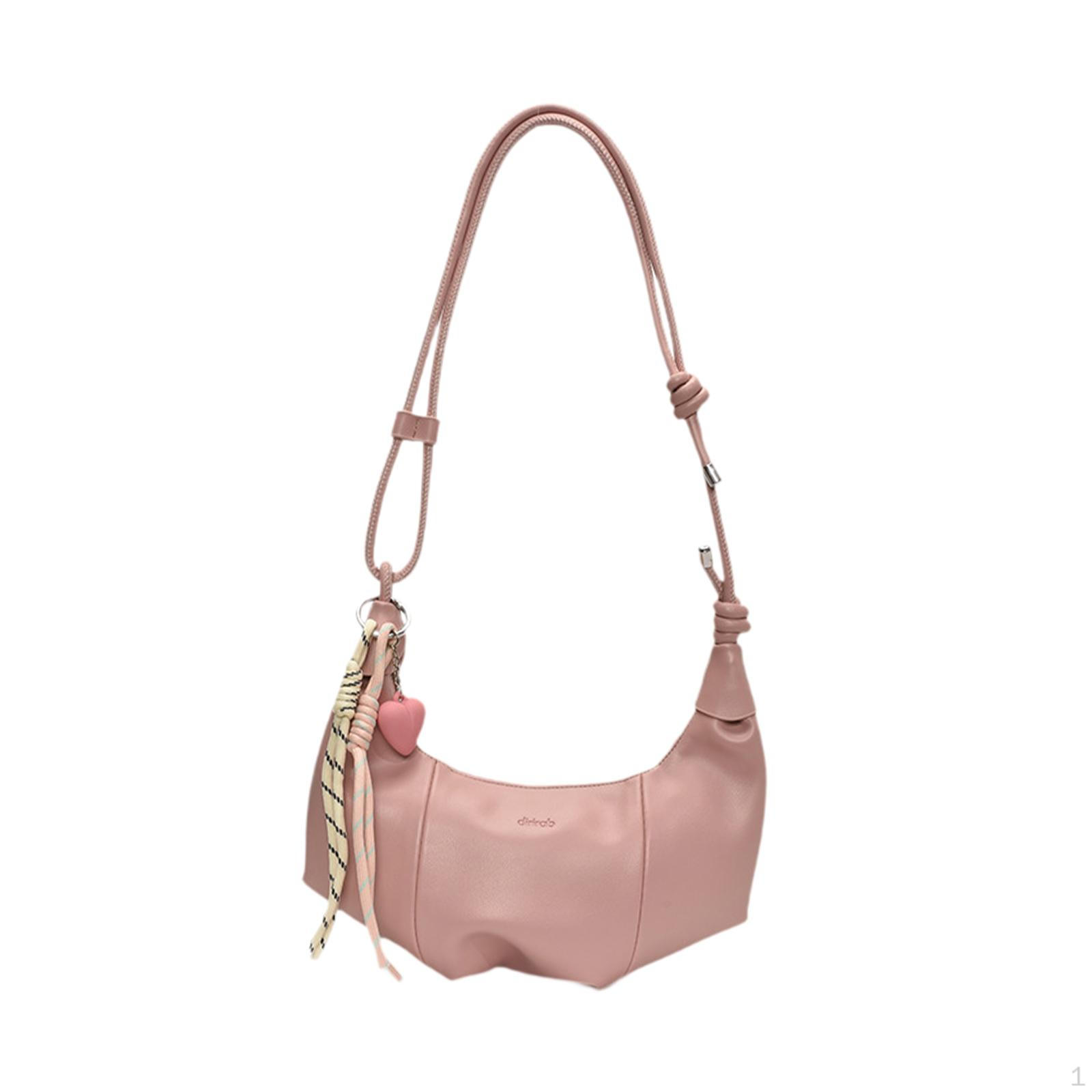 

Women PU Leather Shoulder Bag Fashionable Casual Crossbody for Vacation Work