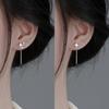 New Korean Star Ear Wire Tassel Thread Chain Climb Star Pendants Drop Earrings Women's Straight Hanging Earings Jewelry