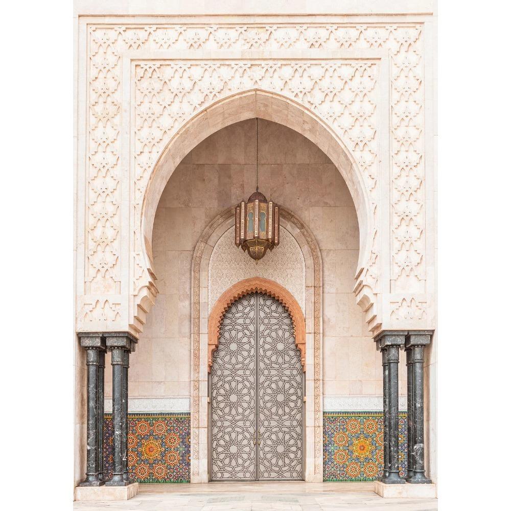 Moroccan Door Indian Door Wall Art Canvas Painting Print Marrakesh Architecture Poster Boho Islamic Wall Art Picture Home Decor