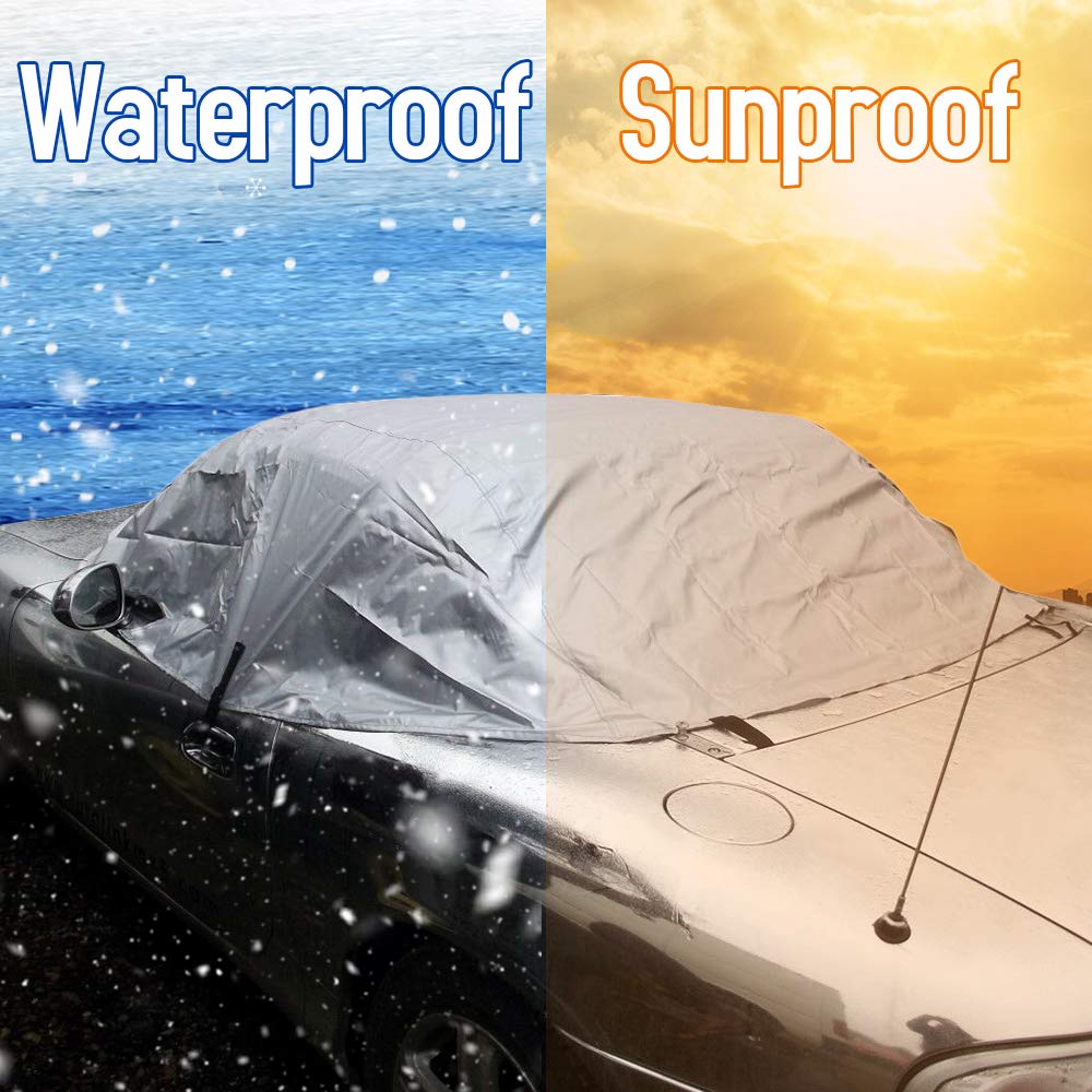 Shkalacar Waterproof Car Cover Compatible with Mazda MK1 MK2 Soft Top Roof Protector Half Cover MX-5 MK2.5