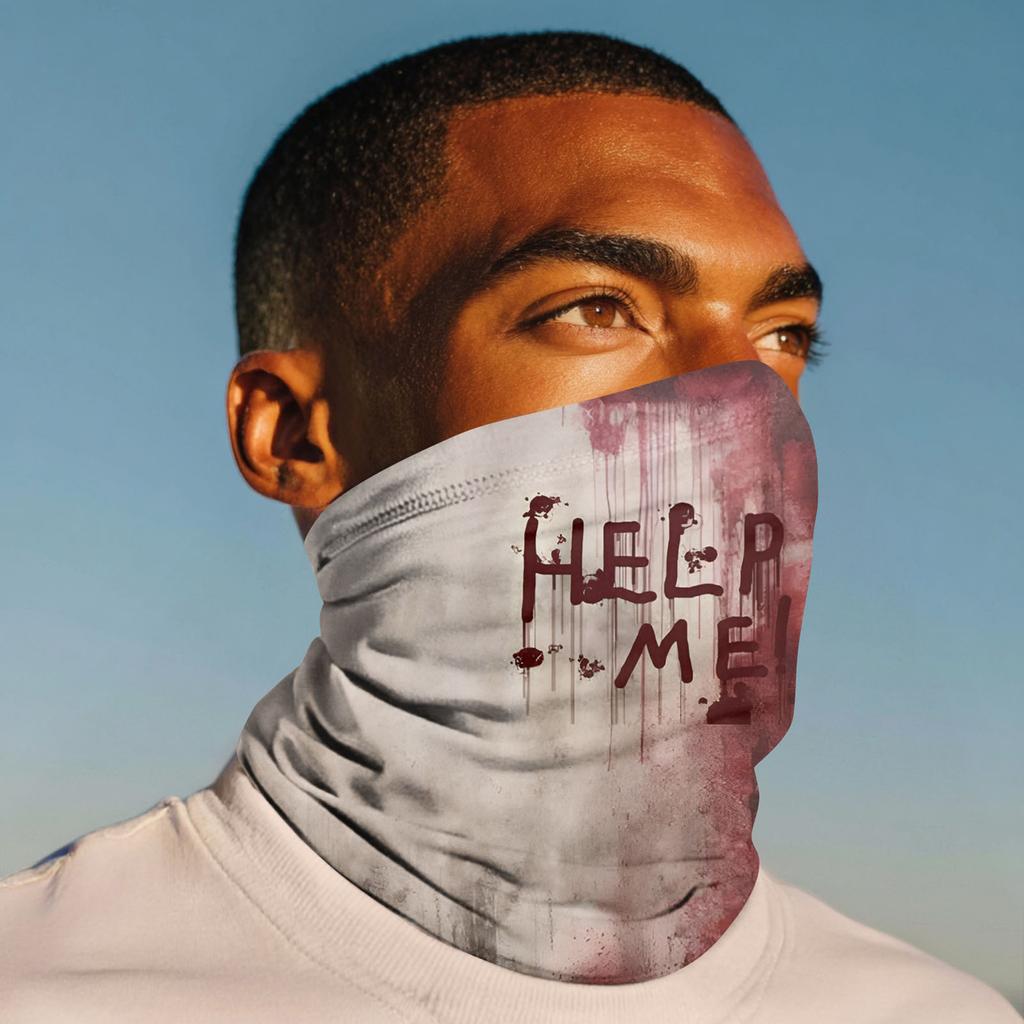 Outdoor Cycling Mask Fashion Printed Headscarf Neck Scarf