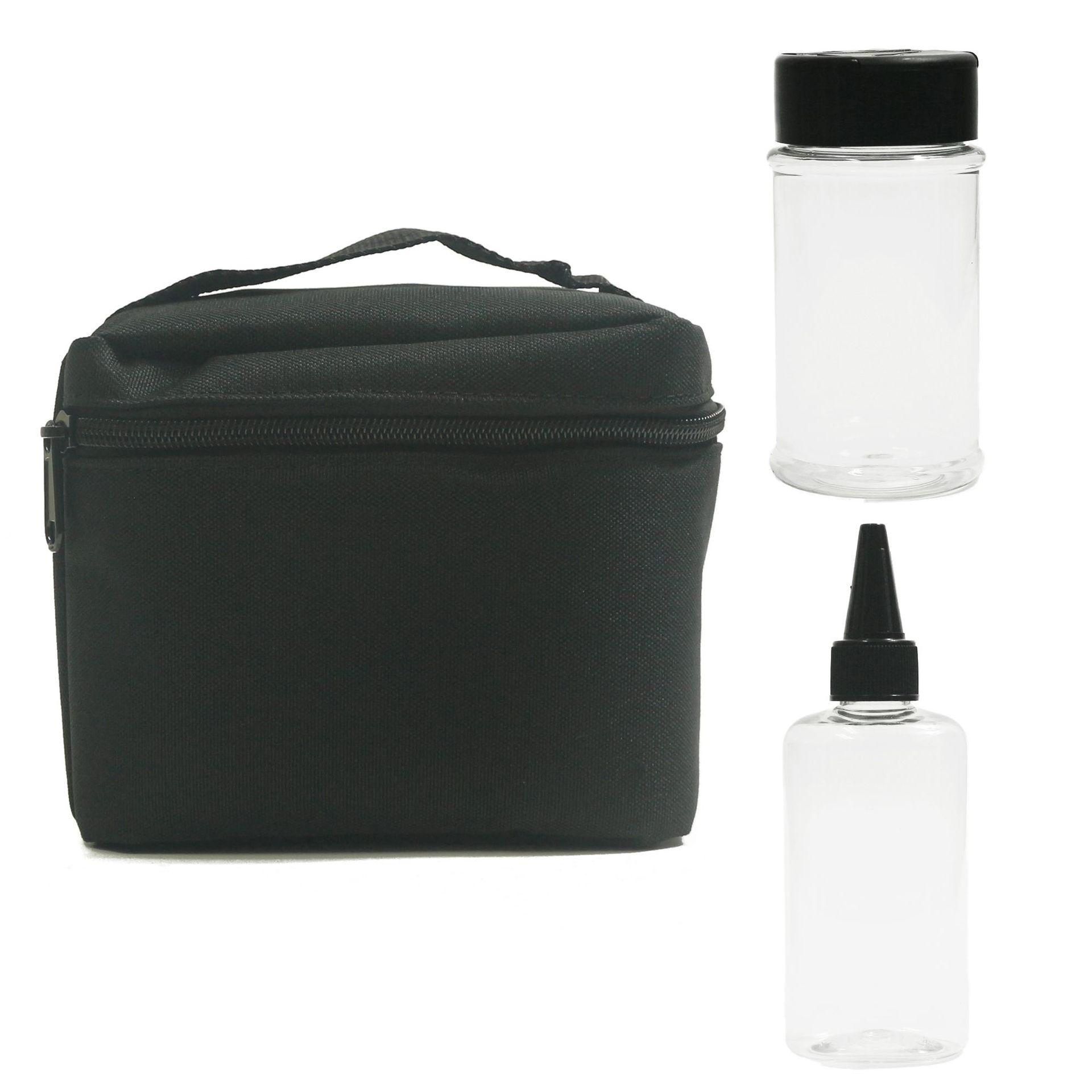 

Outdoor Camping Seasoning Bottle Storage Bag Plastic Seasoning Bottle Barbecue Seasoning Bottle Combination Set Canvas Bag Sub-Bottling