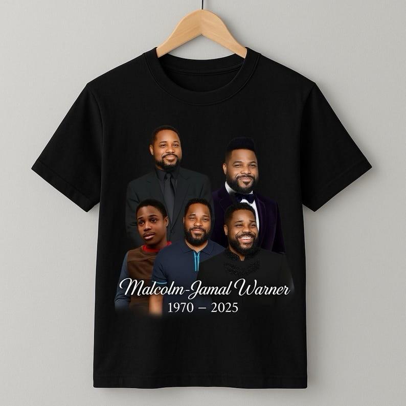 Malcolm-Jamal Warner Memorial T Shirt New S-5XL 2025 Unisex T-Shirt