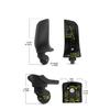 Replacement Luggage Wheel Repair Suitcase Bag Parts Spinner Wheels Casters Travel Trunk Caster Replacement Parts Black