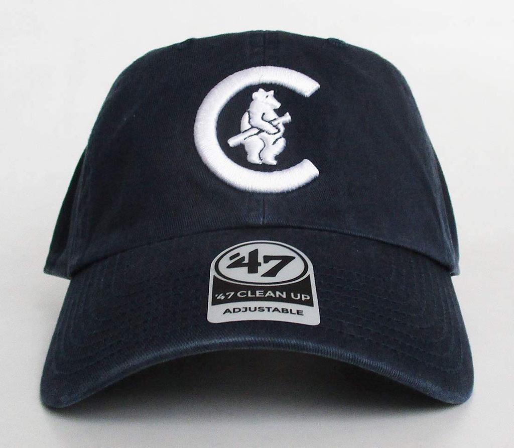 Forty Seven Brand Clean Up Baseball for and '47 Cap, RGW05GWSNL-NYA11, Navy, Cubs, Men's Women's