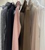 Slim Fit Sheer High Neck Fingerless Long Sleeve Korean T-Shirt
