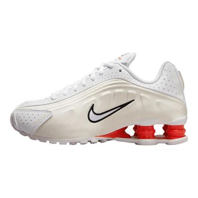 Shox R4 GS Phantom Picante Red Sneakers dla Dzieci Kremowo-Białe CW2626-102