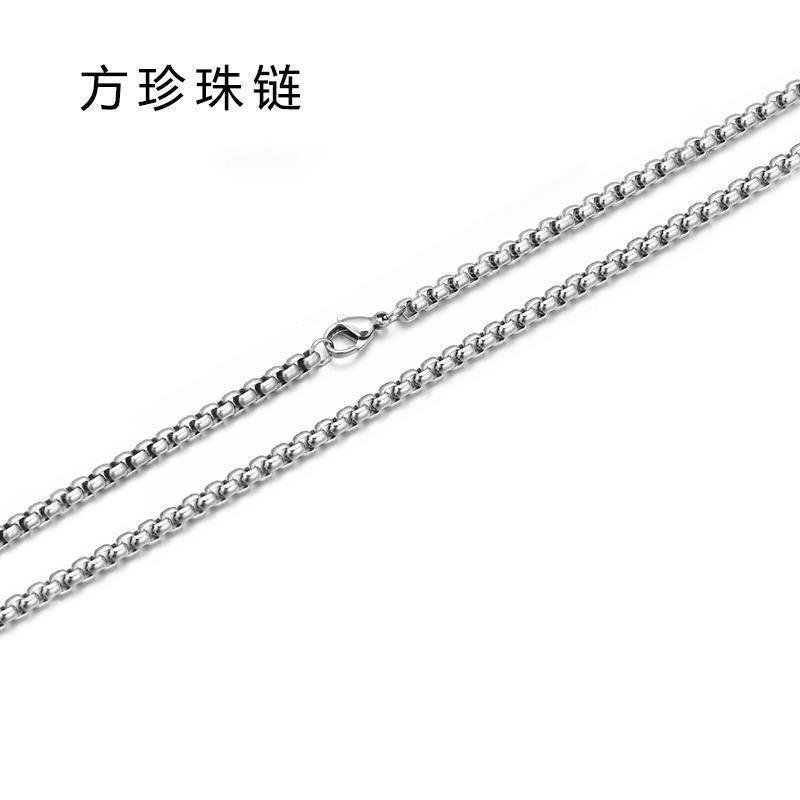 Unisex Copper Alloy Necklace Electroplated Durable Non-Fading Jewelry Sweater Chain Personalized Fashion Accessory