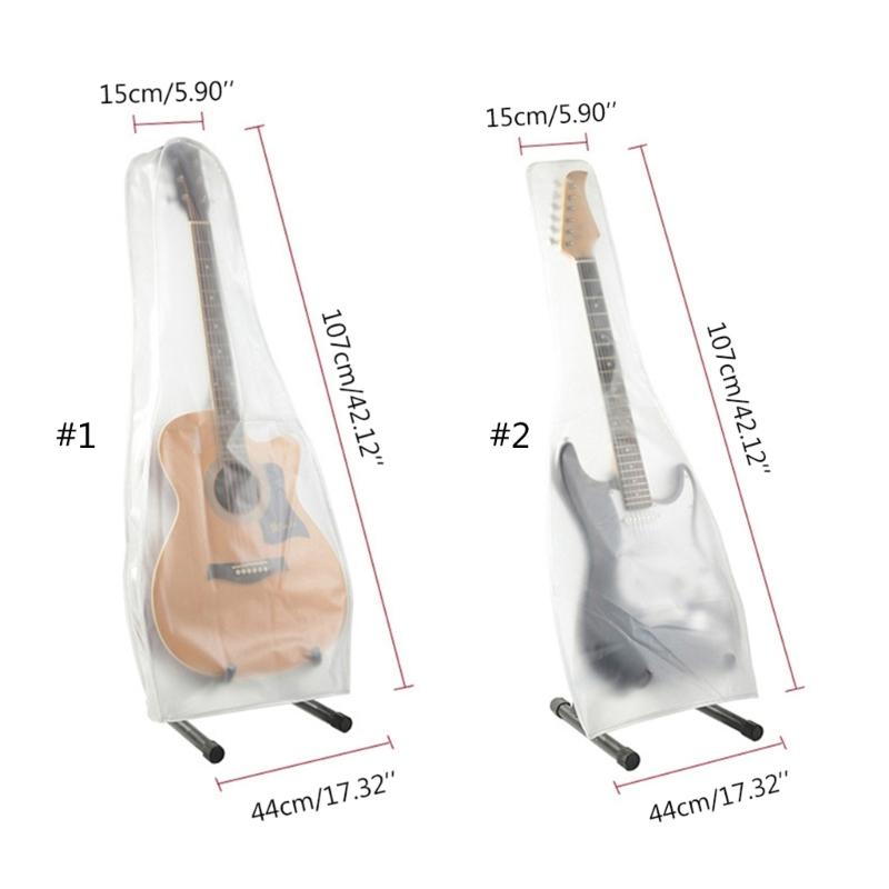 Clear Guitar for Shell for Case Dust Cover for Ideal Gift for Guitar Players Moi