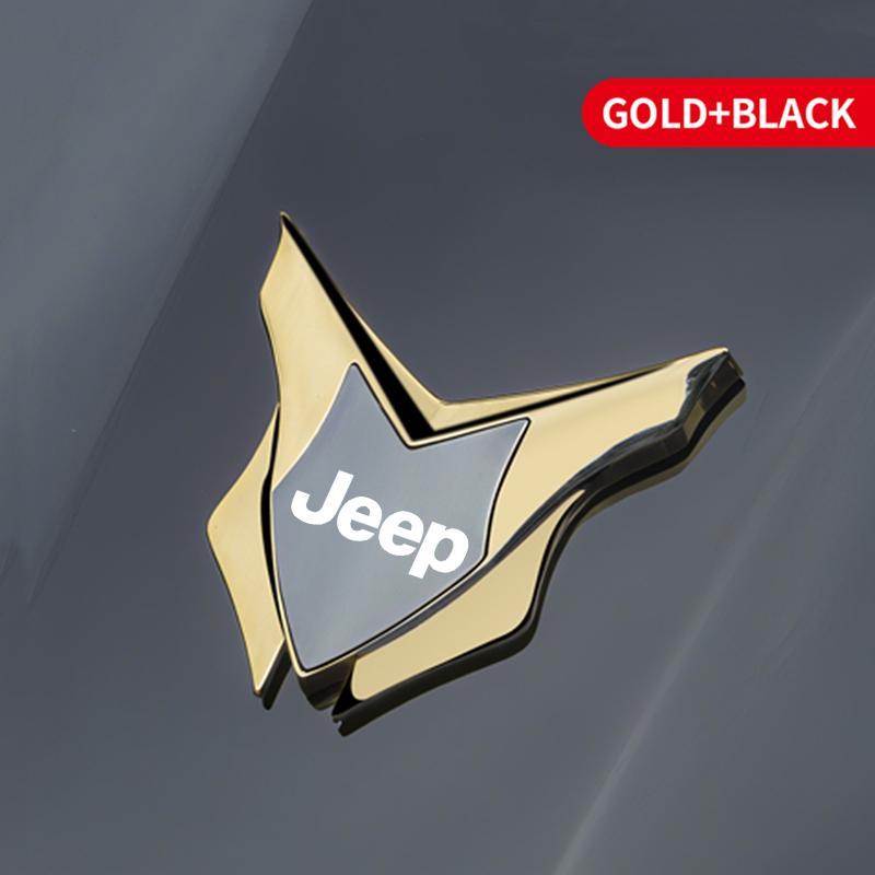 Car Metal Shield Emblem Car Side Fender Body Trunk Badge Sticker For Jeep Renegade Wrangler Cherokee Compass Patriot Accessories