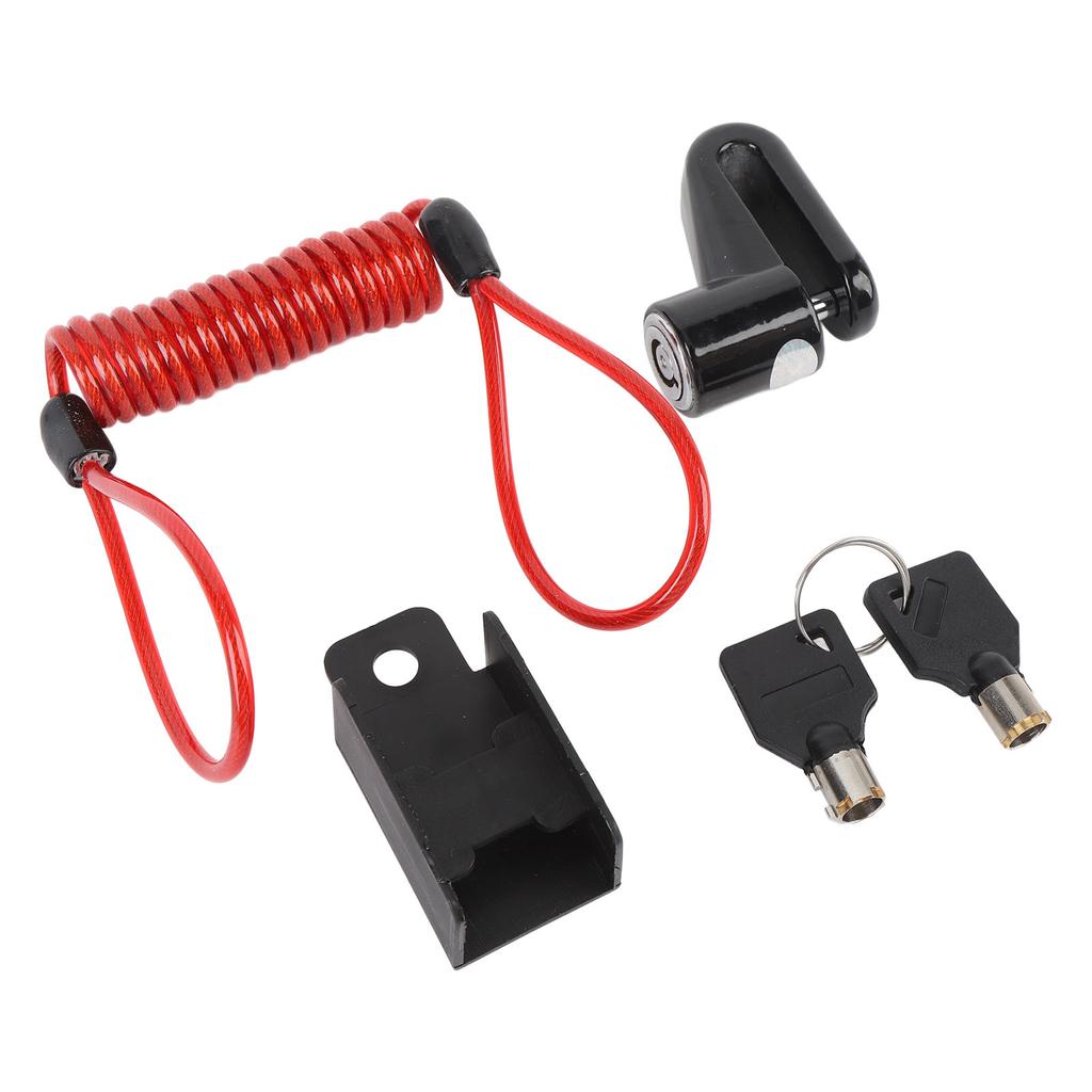 Scheibenbremsen-Radschloss-Set Aluminiumlegierung Diebstahlsicherung Sicherheits-Rad-Scheibenbremsenschloss für M365 Pro