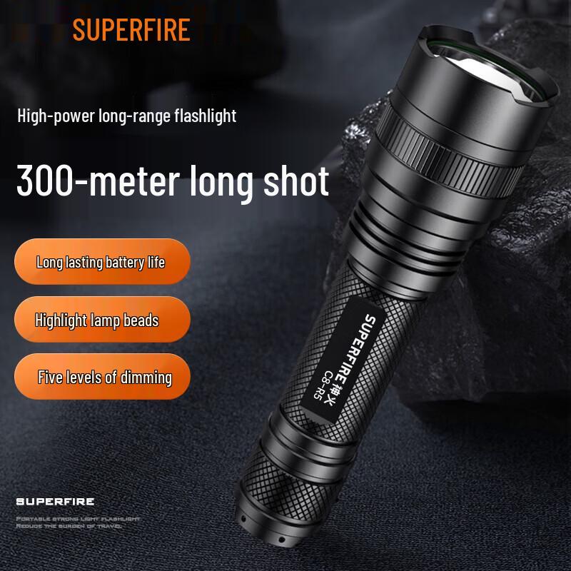 SupFire Rechargeable LED Flashlight