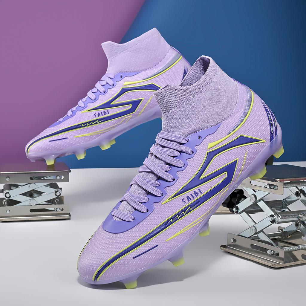 Ag/Fg Fußballschuhe für Herren und Damen Jugend Pu+Stoff Obermaterial Tpu Sohle Anti-Rutsch Langlebig Outdoor Trainingsschuhe