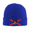 Spanish Burgundy Cross Knitted Hat Beanies Autumn Winter Hats Warm Hip-hop Ski Cross of Saint Andrew Caps Men Women