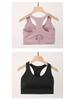 Shockproof High-Strength Sports Bra with Fixed Cups - Thin, Beautiful Back Design for Summer