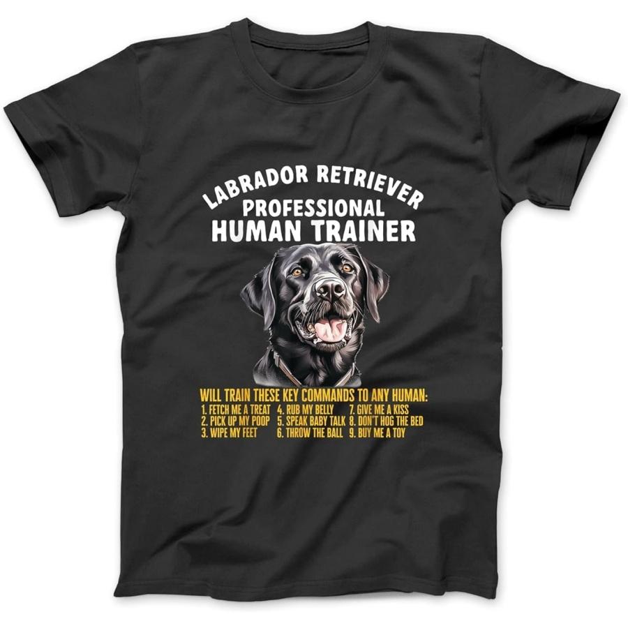 Professional Human Trainer Labrador Retriever T-Shirt Sweatshirt Hoodie for Men Women Kids Made in Canada Black XXXXXL разноцветный