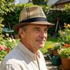 Yousheng Men Jazz Hat, Summer Plaid Pattern Top Hat, UV Protection Breathable Straw Hat, Lightweight Casual Headwear for Outdoor Gardening Beach