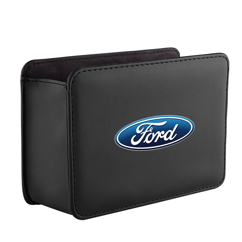 1Pcs Leather Car Door Side Seat Back Storage Bags For Ford Focus Ford ST Mondeo RS MK2 MK4 MK3 Fiesta Mustang Shelby Escape Kuga