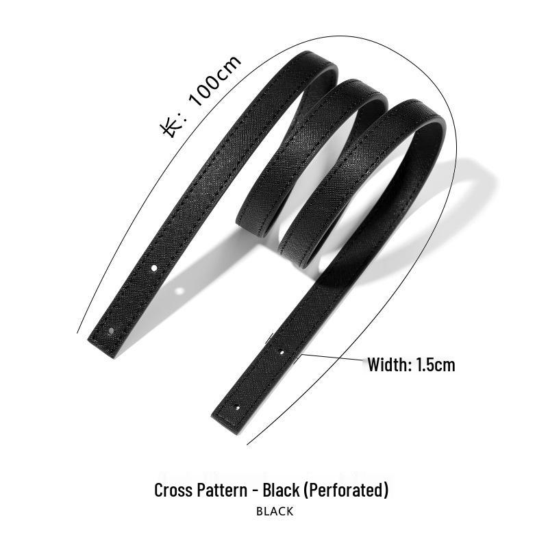 Strisce di pelle bovina per accessori fai da te per bagagli, vera pelle D-63 con trama piatta, incrociata e litchi.