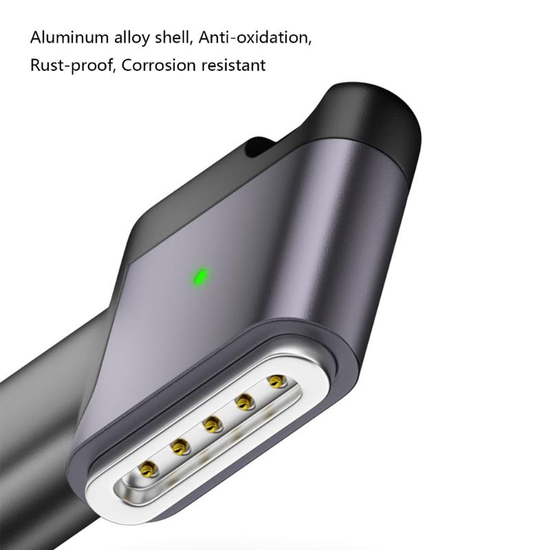 Magnetic Charging Adapter Type C To Magnetic 3 Adapter With 100W Output Perfect For Business Traveler Light Indicators