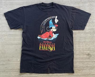Lata 80. 90. Koszulka Disney Fantasia Myszka Miki Rozmiar S-5XL