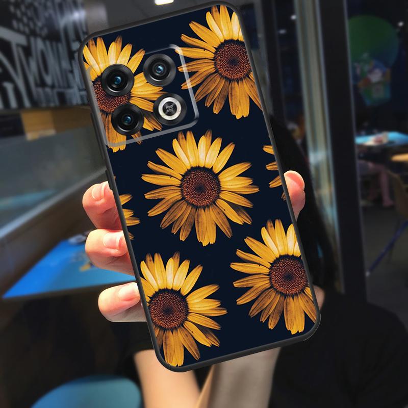 

Beauty Yellow Sunflower Funda For OnePlus 13R 13 12 R 11 9 10 Pro 8T 9RT 10T OnePlus Nord CE 4 2 3 Lite N20 N30 Case For OnePlus Nord