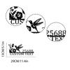 Custom Hummingbird Metal House Number Sign - Personalized Address Plaque, Cute Decorative Gift.
