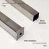Stainless Steel Decorative Cover & Accessories Set for Tubing