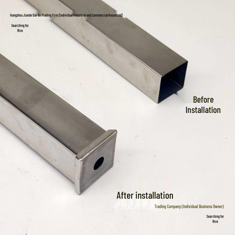 Stainless Steel Decorative Cover & Accessories Set for Tubing