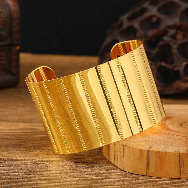 Style Bracelet Personalized Opening Wide Edge Bracelet Fashion Armband Chinese Ancient Style Niche Style Exotic Style Easiest for Match Accessories