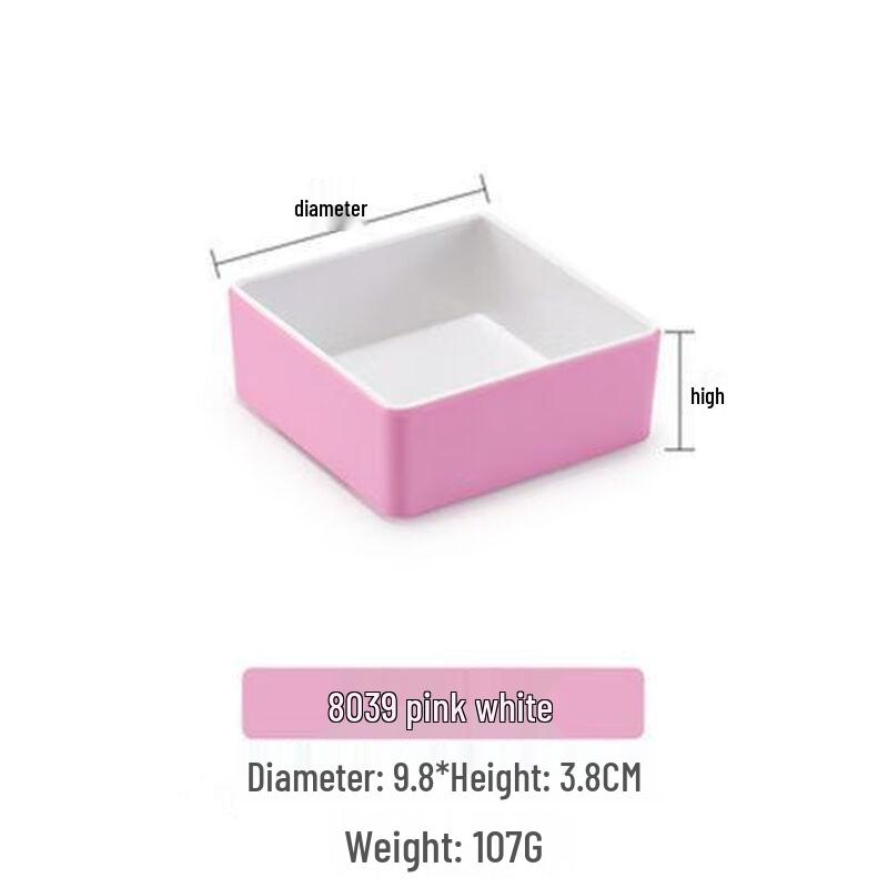 Melamine Square Snack Plates