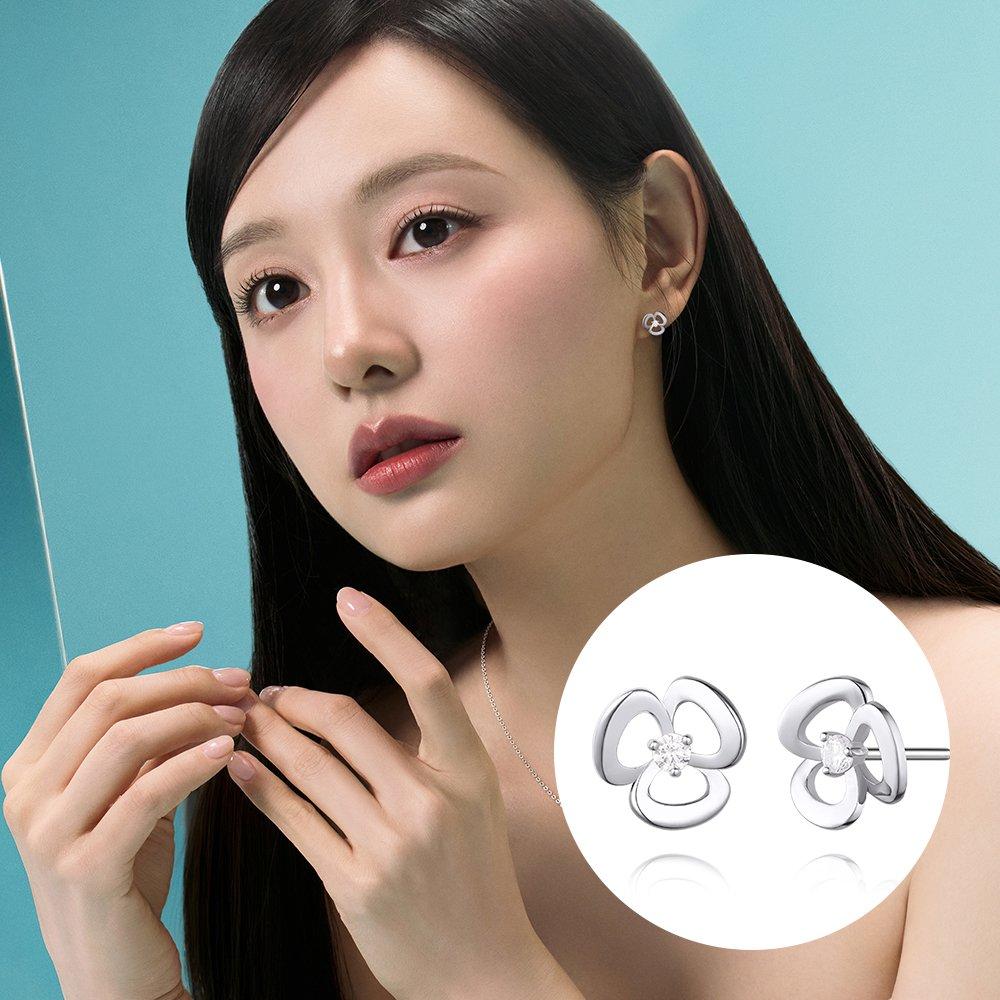 [Online Exclusive] [Stonehenge] Love Duet Silver Earrings Sa25B44T