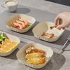Deou Star Cream Style Square Snack & Bone Plates