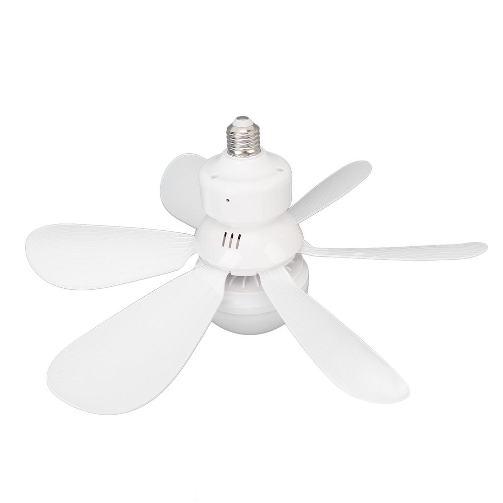 E27 LED Ceiling Fan 400 RPM Flower Shaped Removable 6 Blades Ceiling Fan Lamp with Remote Control