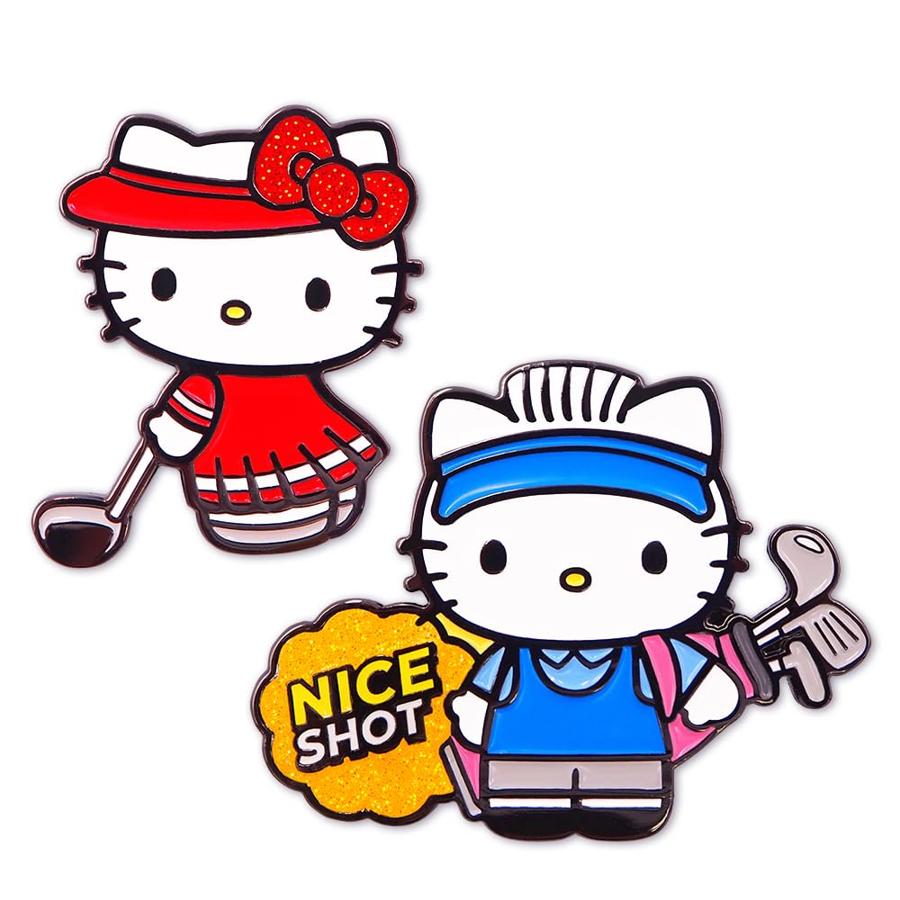 Hello Kitty Daniel Golf Marker Clip Licensed Product Kitty Daniel Golf & Type/Magnetic (Hello & Ver. (KTM002))