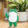 Flip-off Frog Figurine Resin Standing Frog Ornament Rebellious Middle Finger Mini Frog Statue for Home Office Desk Decoration