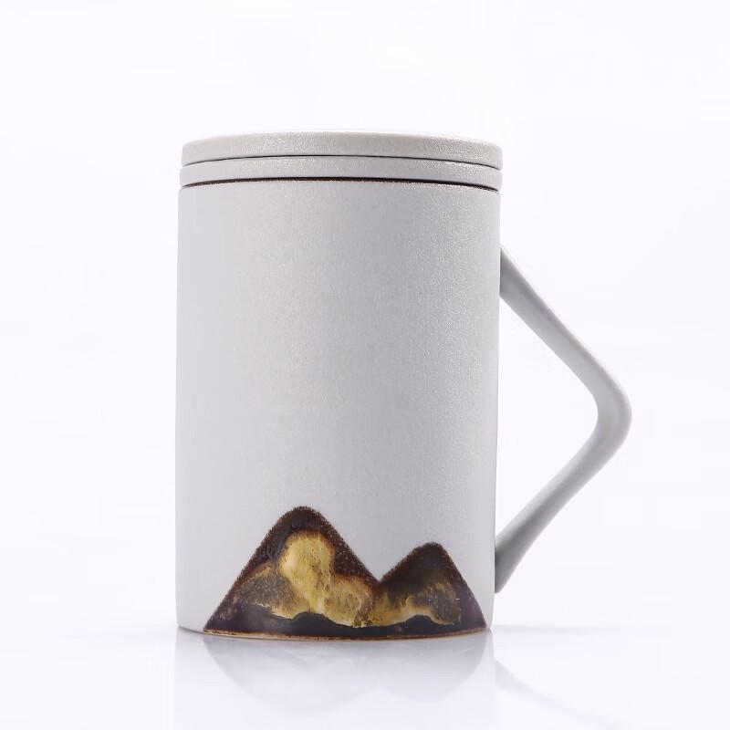 Chinese Ceramic Tea-Water Separation Mug