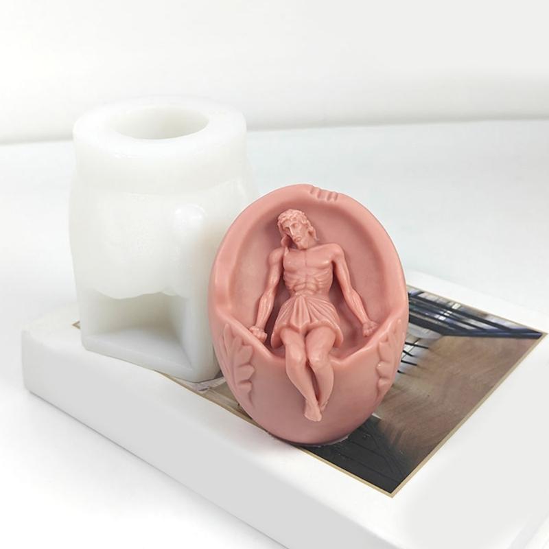 3D Ostereier Formen Silikonform Ornamentformen Osterkerzenformen Seifenformen Gussformen zur Heimdekoration
