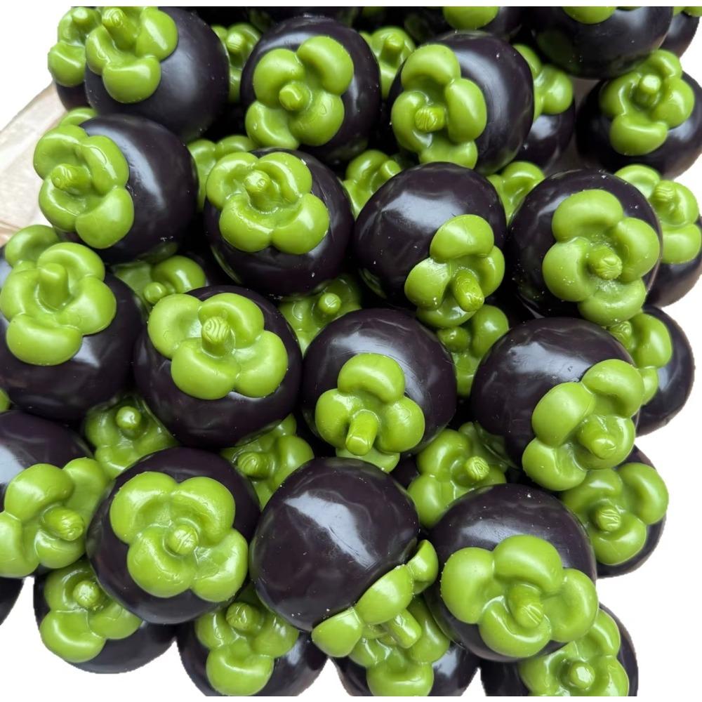 Cute Simulated Mangosteen Fluid Squeeze Fidget Toy Super Soft Slow Rebound Sensory Stress Anxiety Relief for Kids and Adults