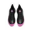 Anta Skyline 3 Nebula Cushioning Slip Resistant Abrasion Resistant Rebound Low top Basketball Shoes Men's Black Purple 112541617-5