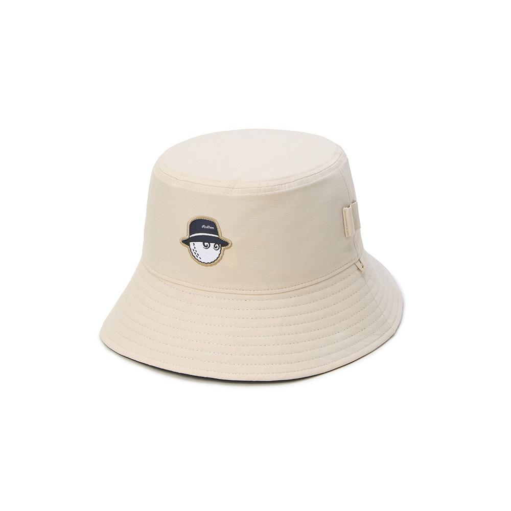 MALBON GOLF Malbon Reversible Bucket Hat Beige