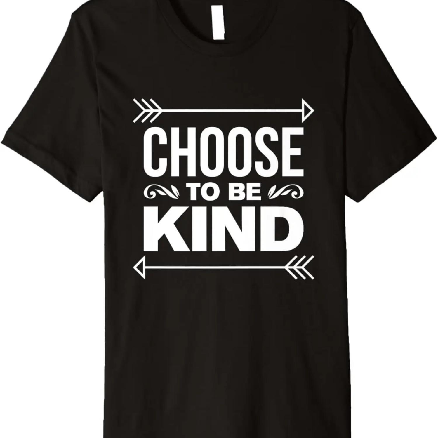 Choose To Be Kind - Kindness Anti Bullying Graphic T-Shirt S