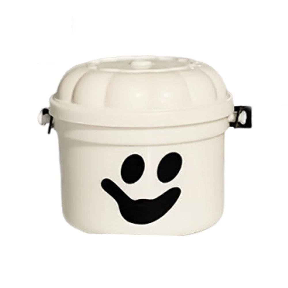 Spooky Demon Halloween Mini Boo Bucket With Handles Party Halloween Nostalgia Buckets Plastic Trick or Treat Buckets
