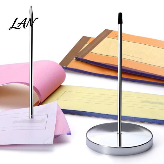 Metal Receipt Spike Holder Spike, Desktop Clip Nail Tool, Durable Check for Retail Organizer Restaurants Offices Paper Notes And Memos Stand
