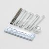 11-Piece Snap Fastener Tool Set with 633/655/831/201 Rivet Base and Hole Punch