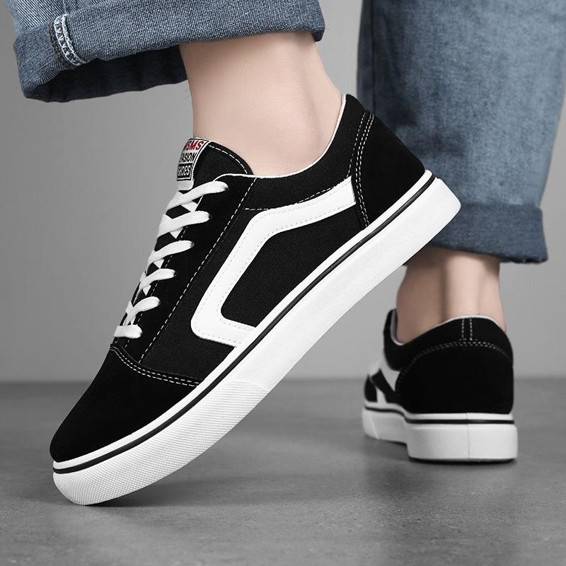 Leinenschuhe Herren Frühling neue Herrenschuhe Jugend Trend vielseitige Board Schuhe Herren Sport- und Freizeitschuhe Herren