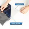 Car Window Sunshade Barrier Film Sun Protective Heat Blocking Transparent Privacy Shield PVC Material Easy Installation