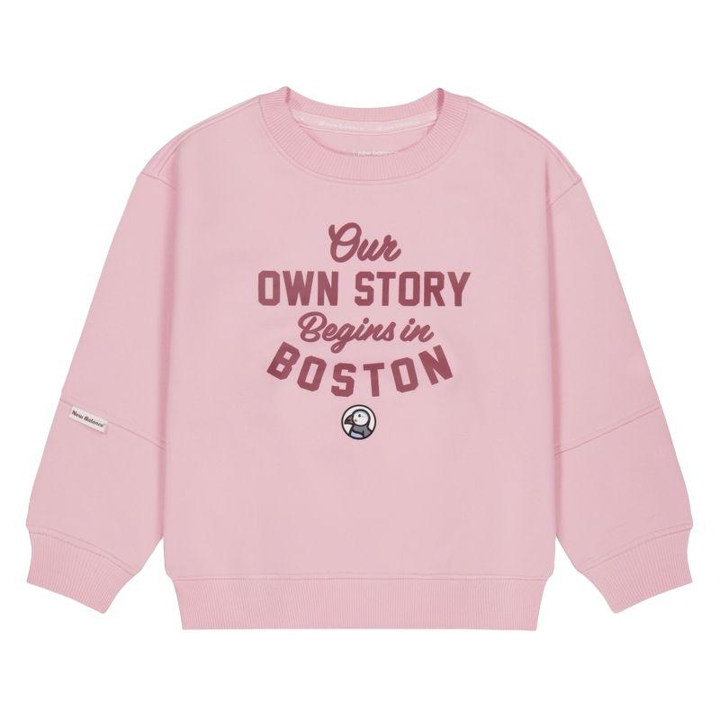 New Balance Kids Sweatshirts Crew Neck Moderate 7ZF41043-PK 120