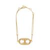 (W) Celine Triomphe Bracelet In Brass with Gold Finish Gold