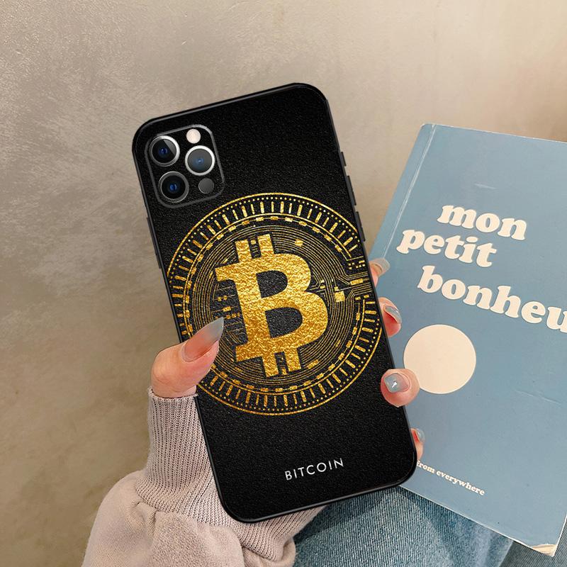 

Bitcoin Case For iPhone 17 Air 16 15 14 13 11 12 Pro Max 13 mini XR 15 16 Plus 16e Back Cover Shell iPhone 16 Pro